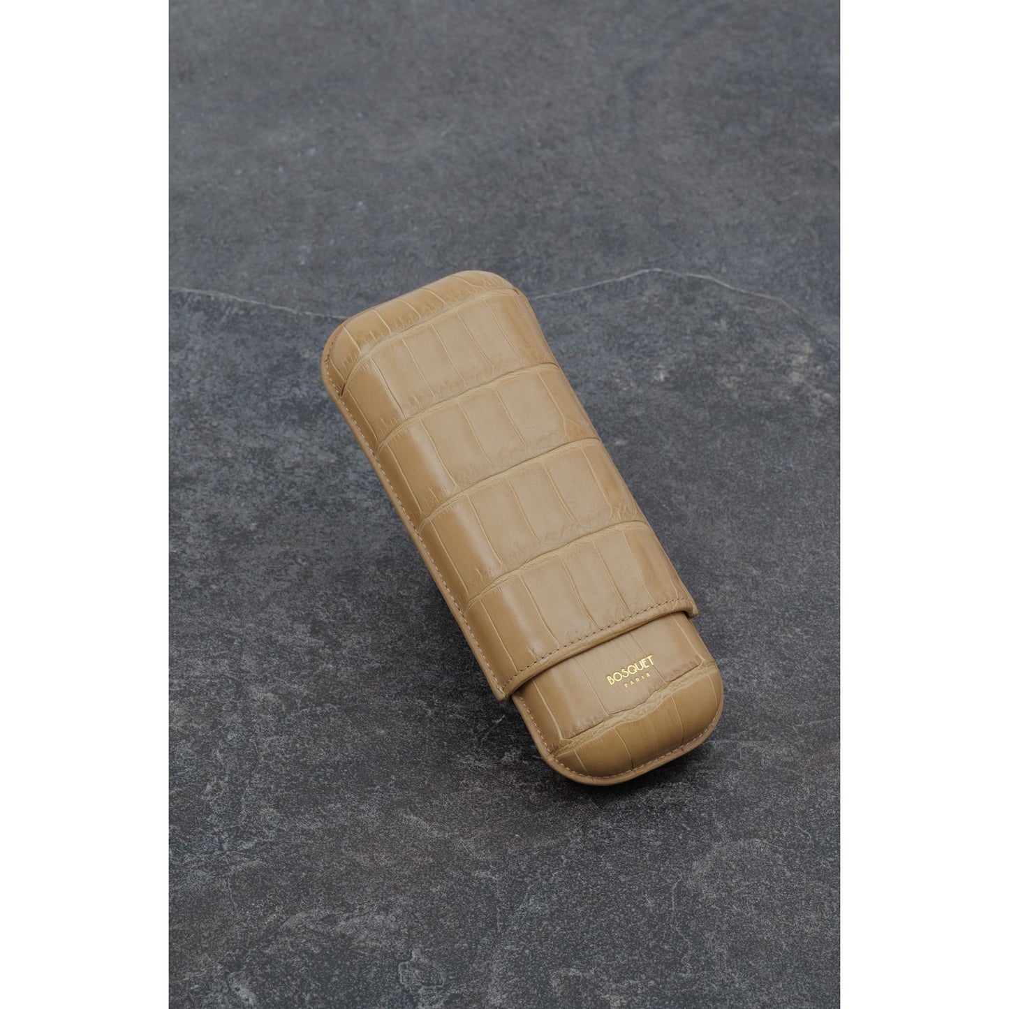 Genuine Crocodile Leather Case for 2 - Cafe Creme