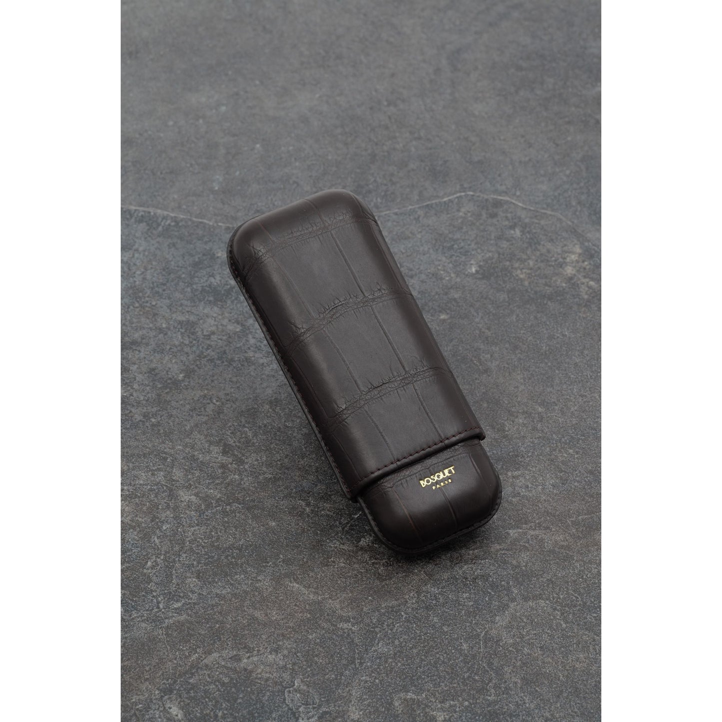 Genuine Crocodile Leather Case for 2 - Matte Brown