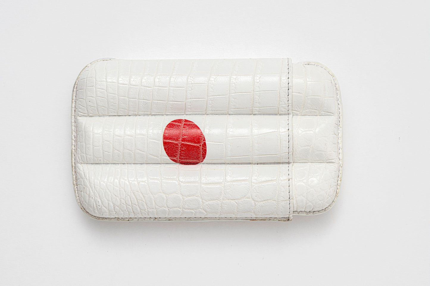 Genuine Crocodile Leather Case for 3 - Japan flag