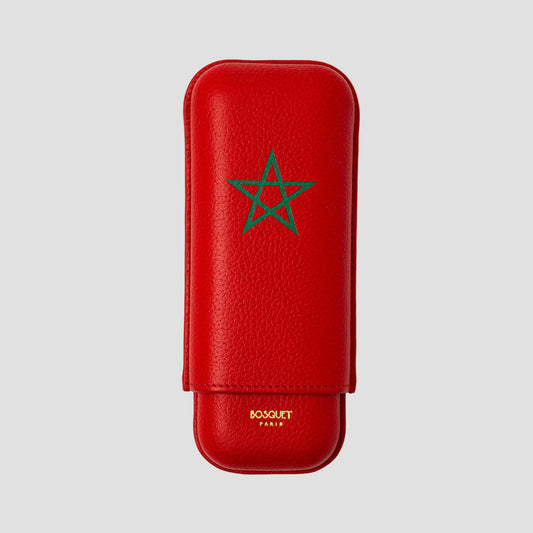 Leather Case for 2 - Morocco