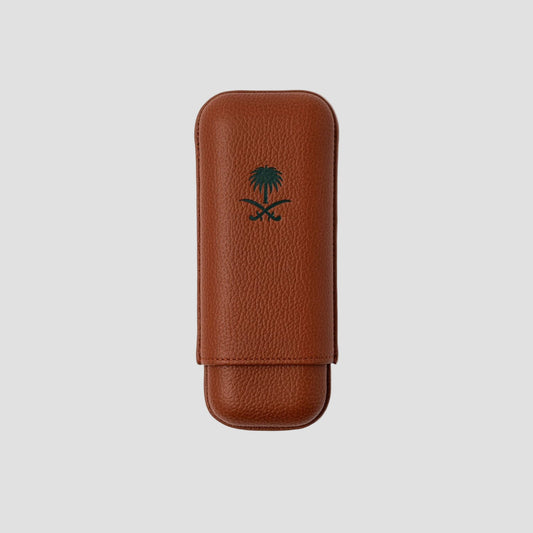 Leather Case for 2 - KSA - Beige