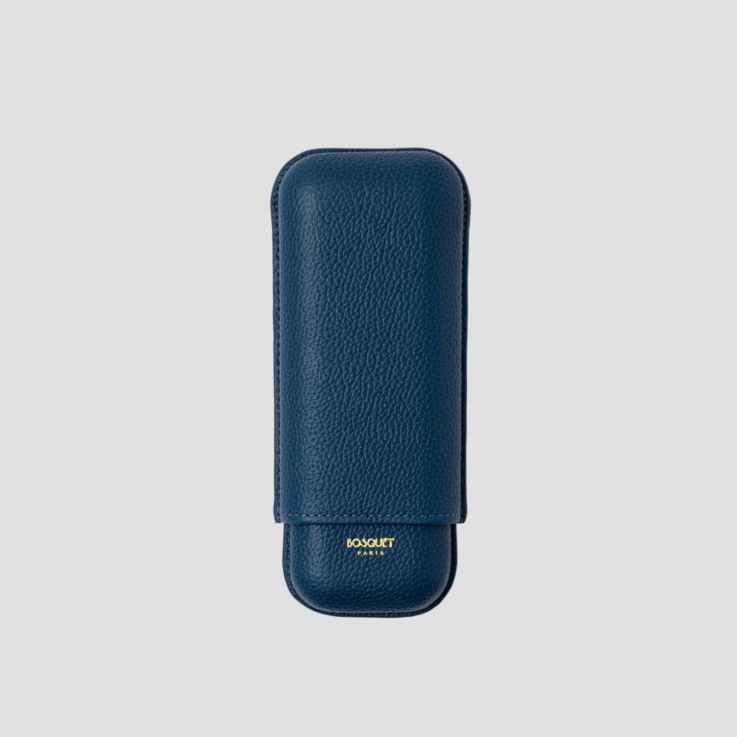 Grained Calf Leather Case For 2 - Blue Lavande