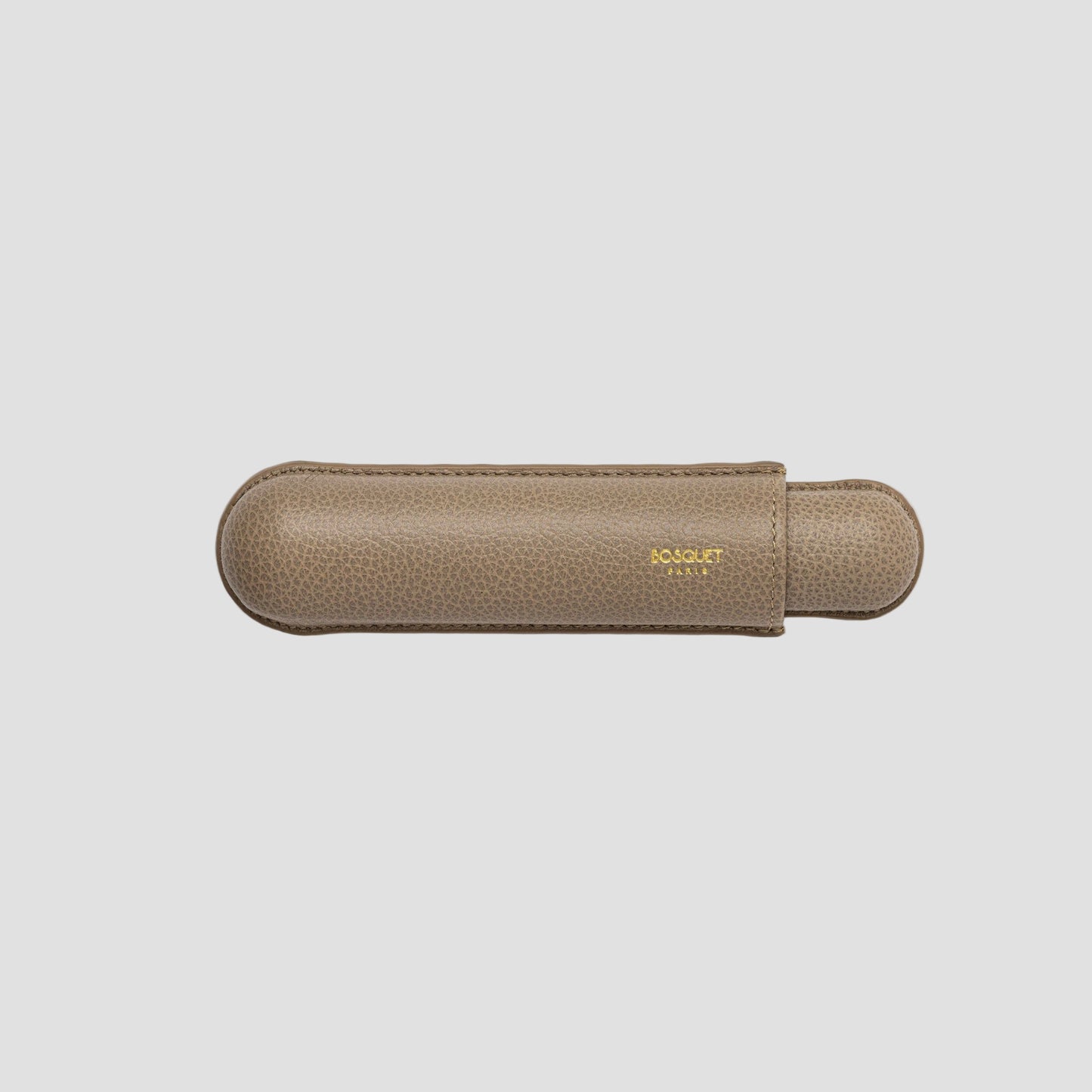 Grained Calf Leather case for 1 - Taupe