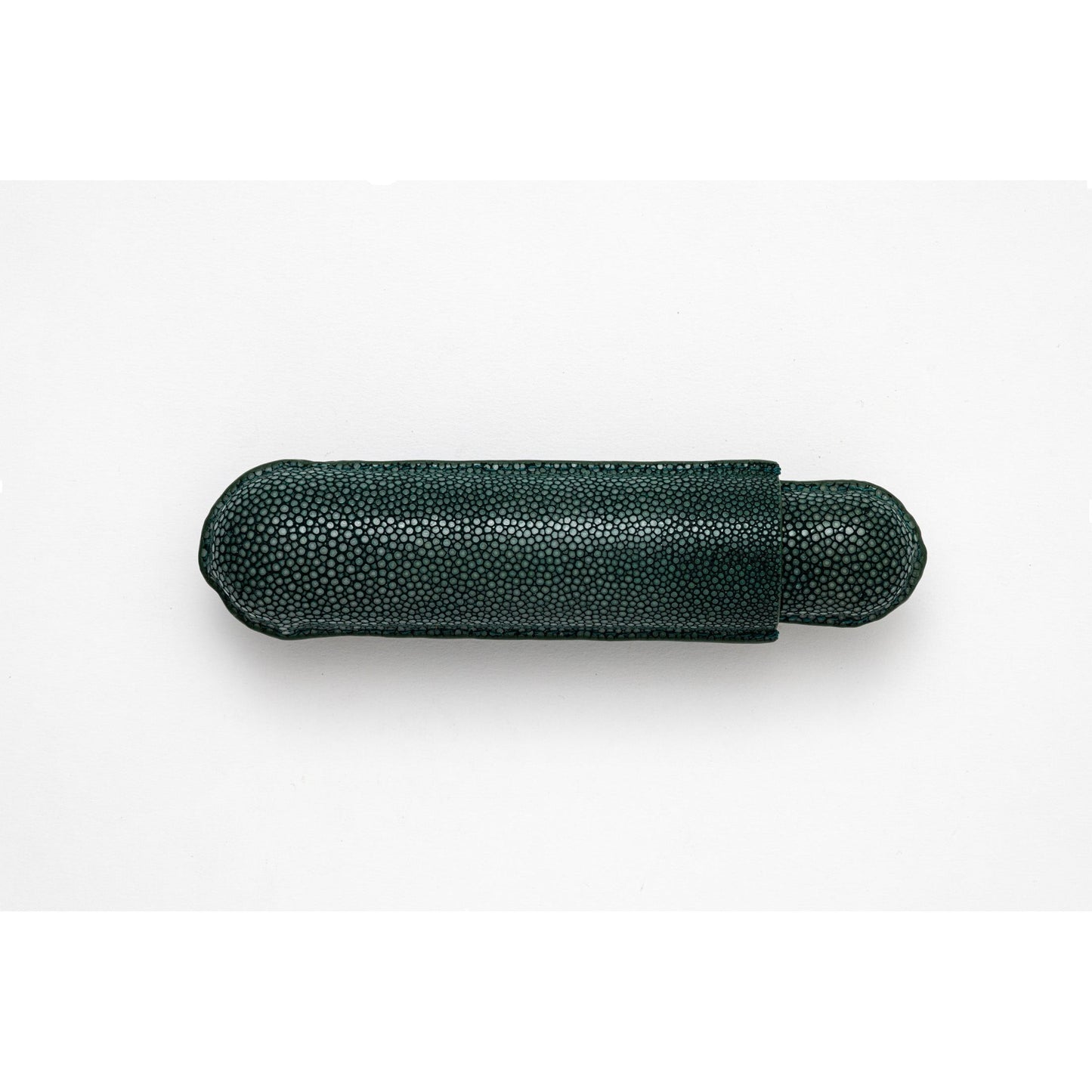 Shagreen Leather case for 1 - Green