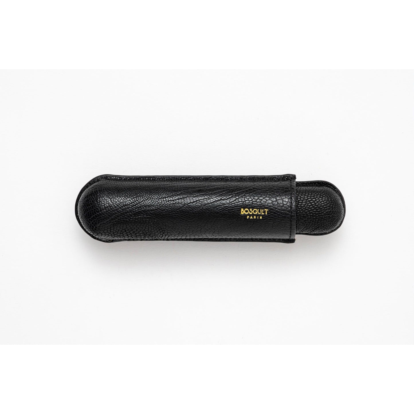 Grained Calf Leather case for 1 - Black