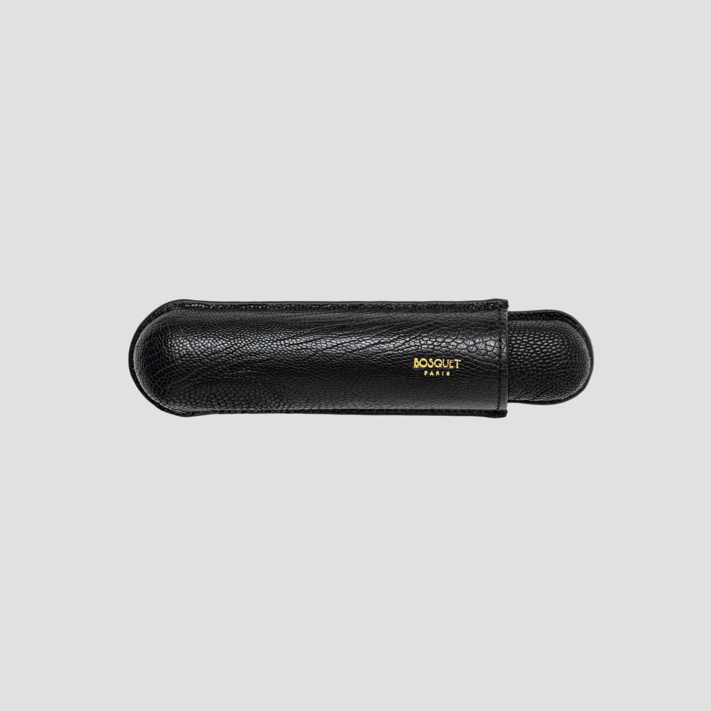 Grained Calf Leather case for 1 - Black