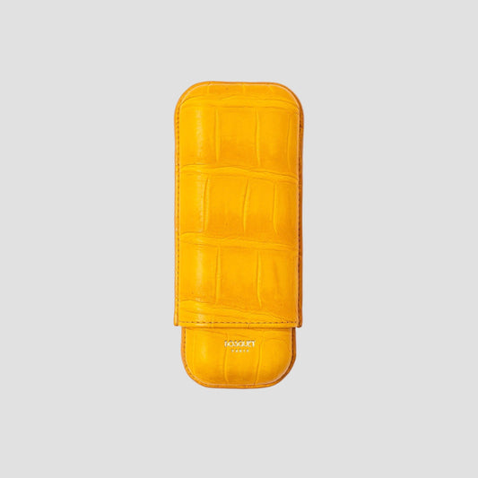 Genuine Crocodile Leather Case for 2 - Yellow
