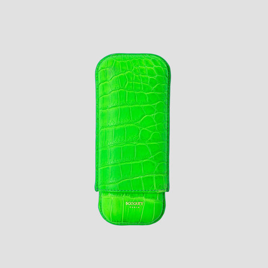 Genuine Crocodile Leather Case for 2 - Neo Fluo Green