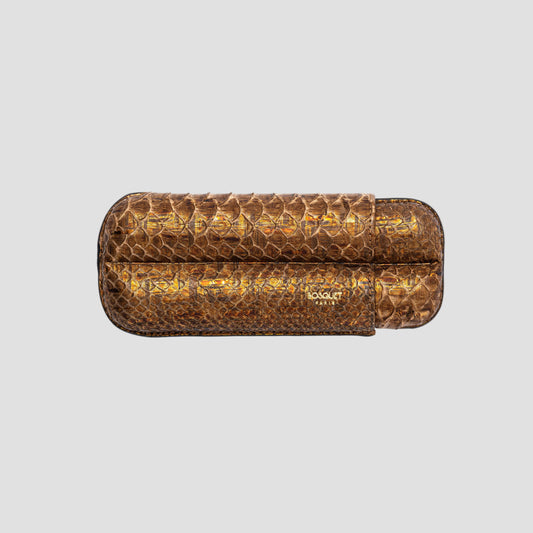Genuine Python Leather Case for 2 - Gold