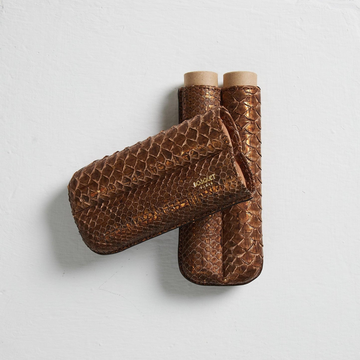 Genuine Python Leather Case for 2 - Gold