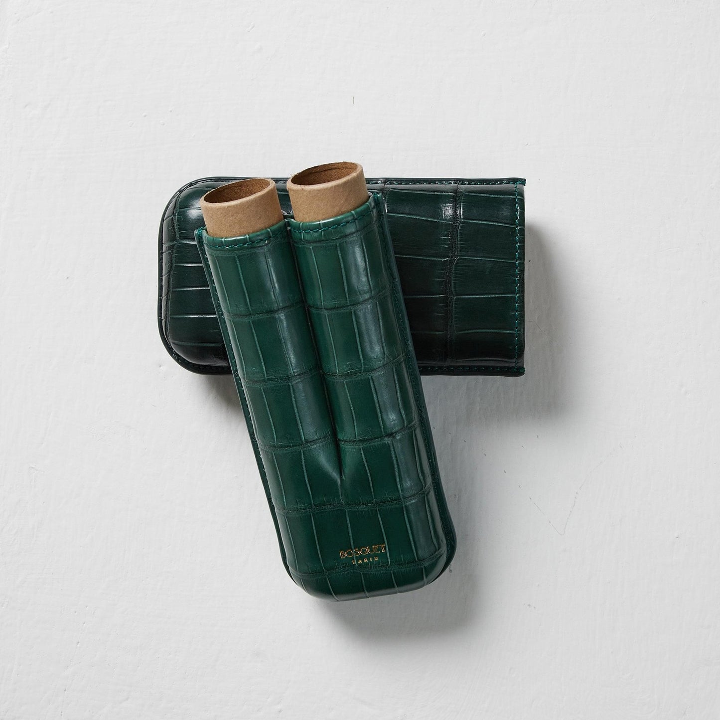 Genuine Crocodile Leather Case for 2 - Two tone green Green