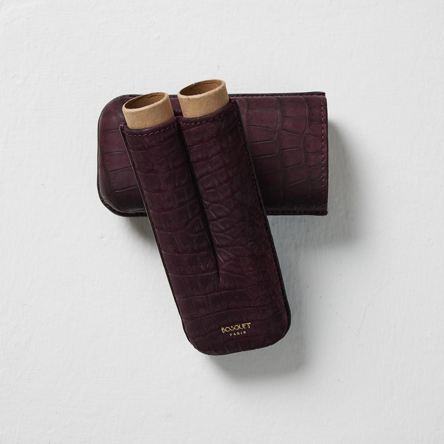 Genuine Crocodile Leather Case for 2 - velvet purple