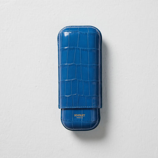 Genuine Crocodile Leather Case for 2 - Presidential Blue