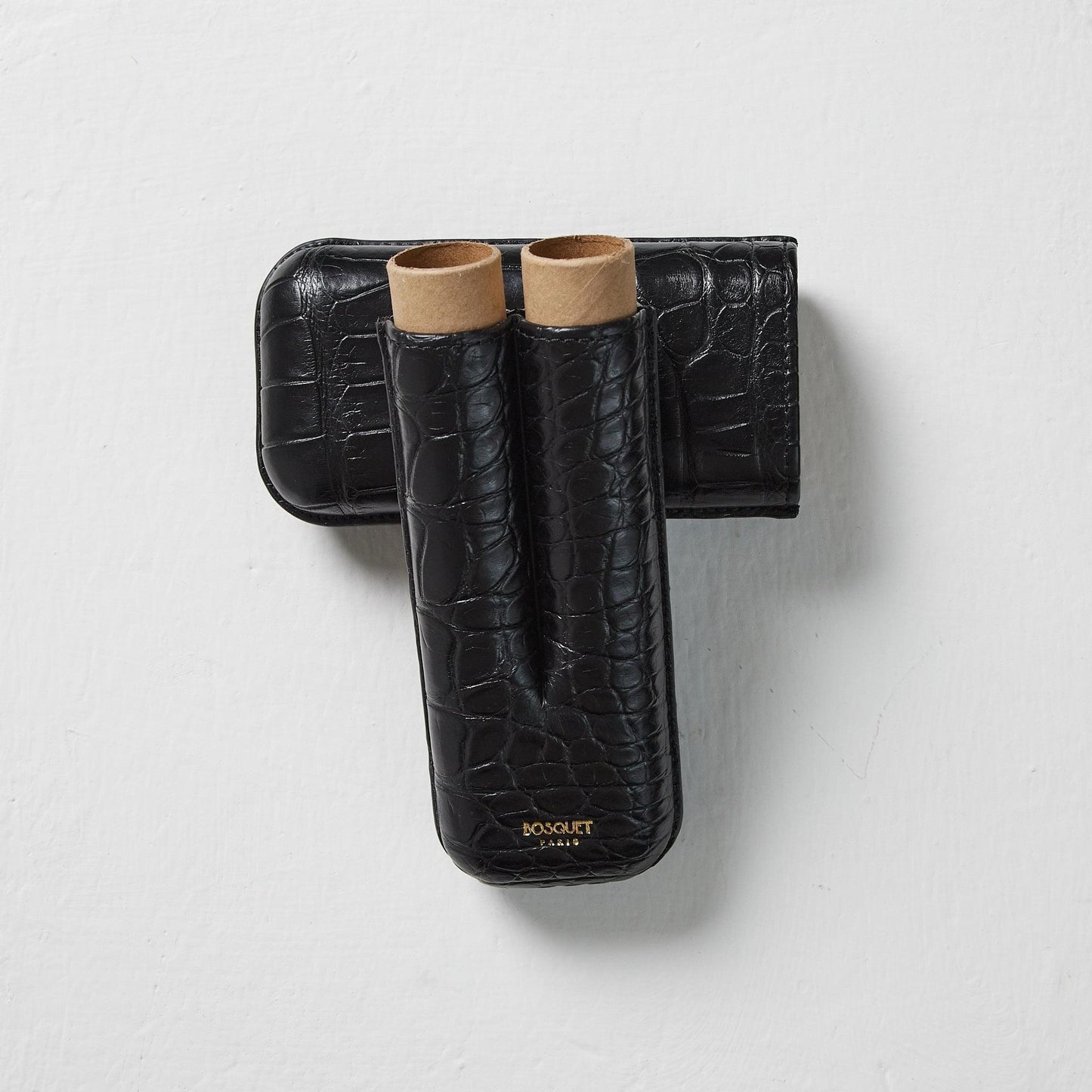 Genuine Crocodile Leather Case for 2 - Black