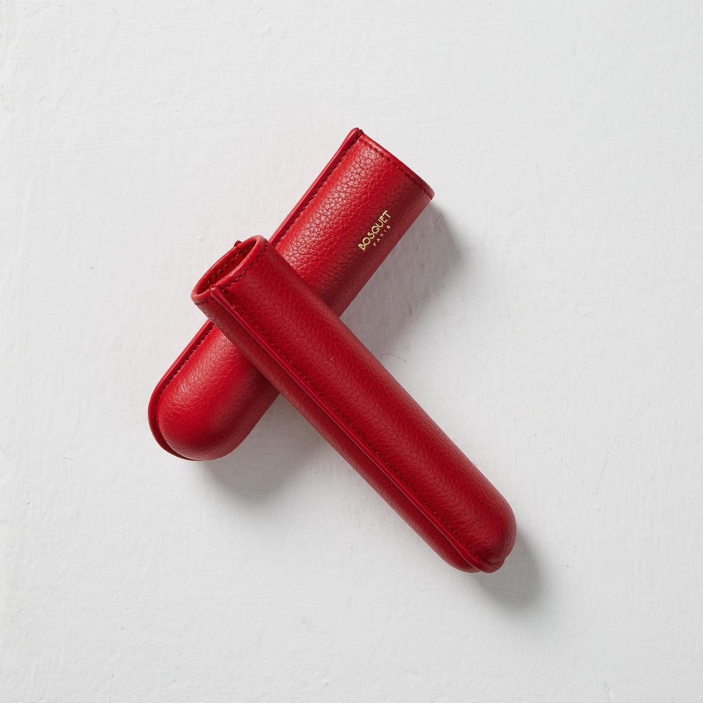 Grained Calf Leather case for 1 - Red