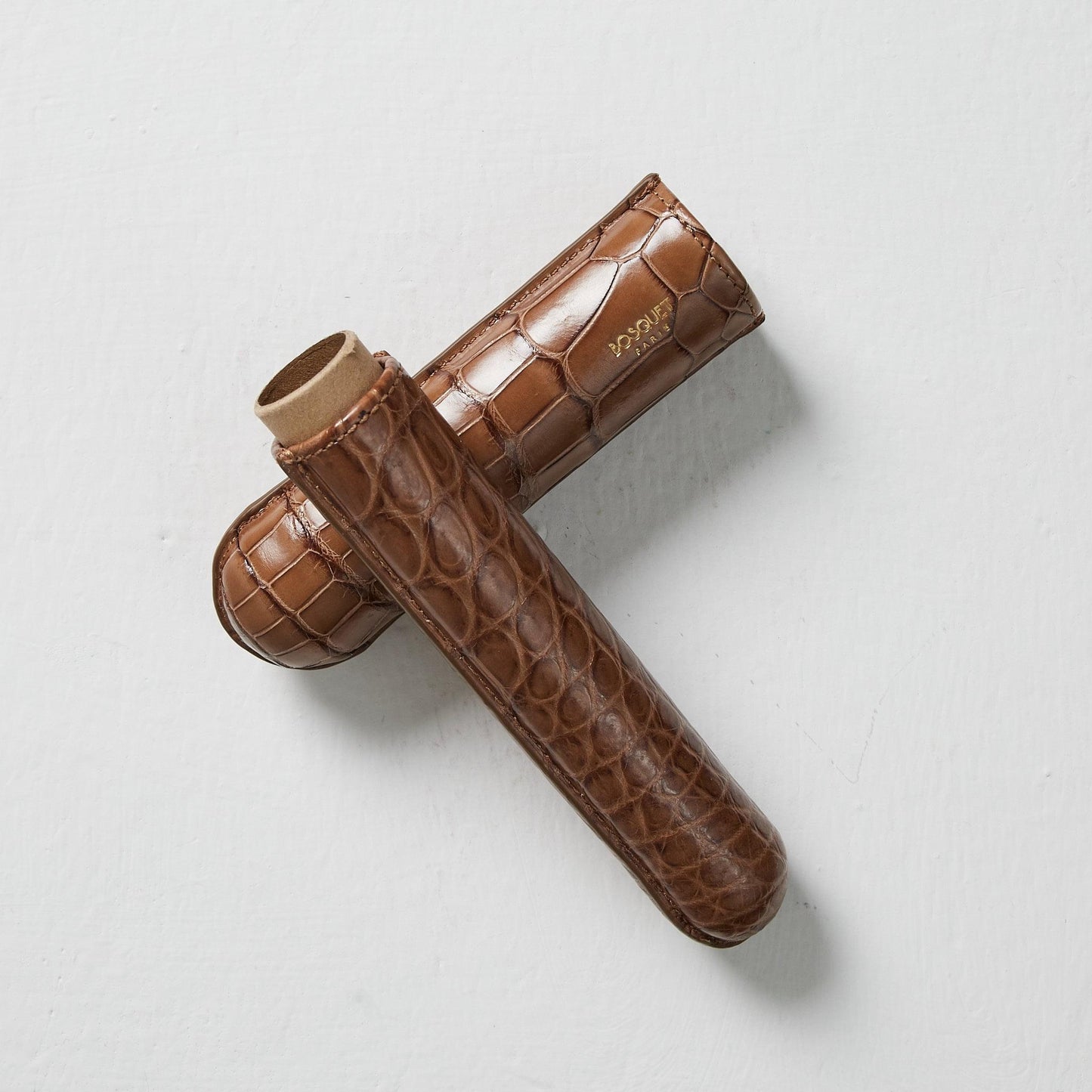 Exotic Leather Case for 1 - Espresso Brown