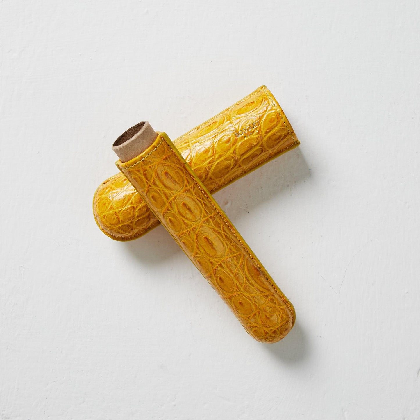 Exotic Leather Case for 1 - Yellow