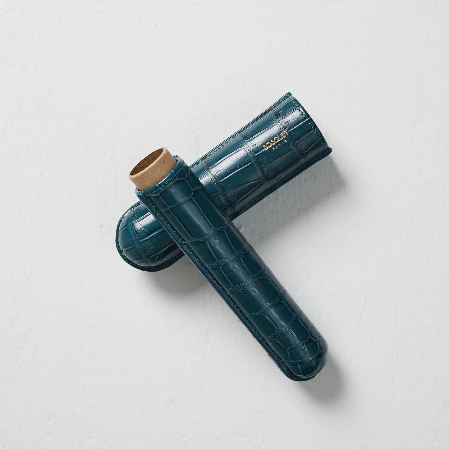 Exotic Leather Case for 1 - Teal