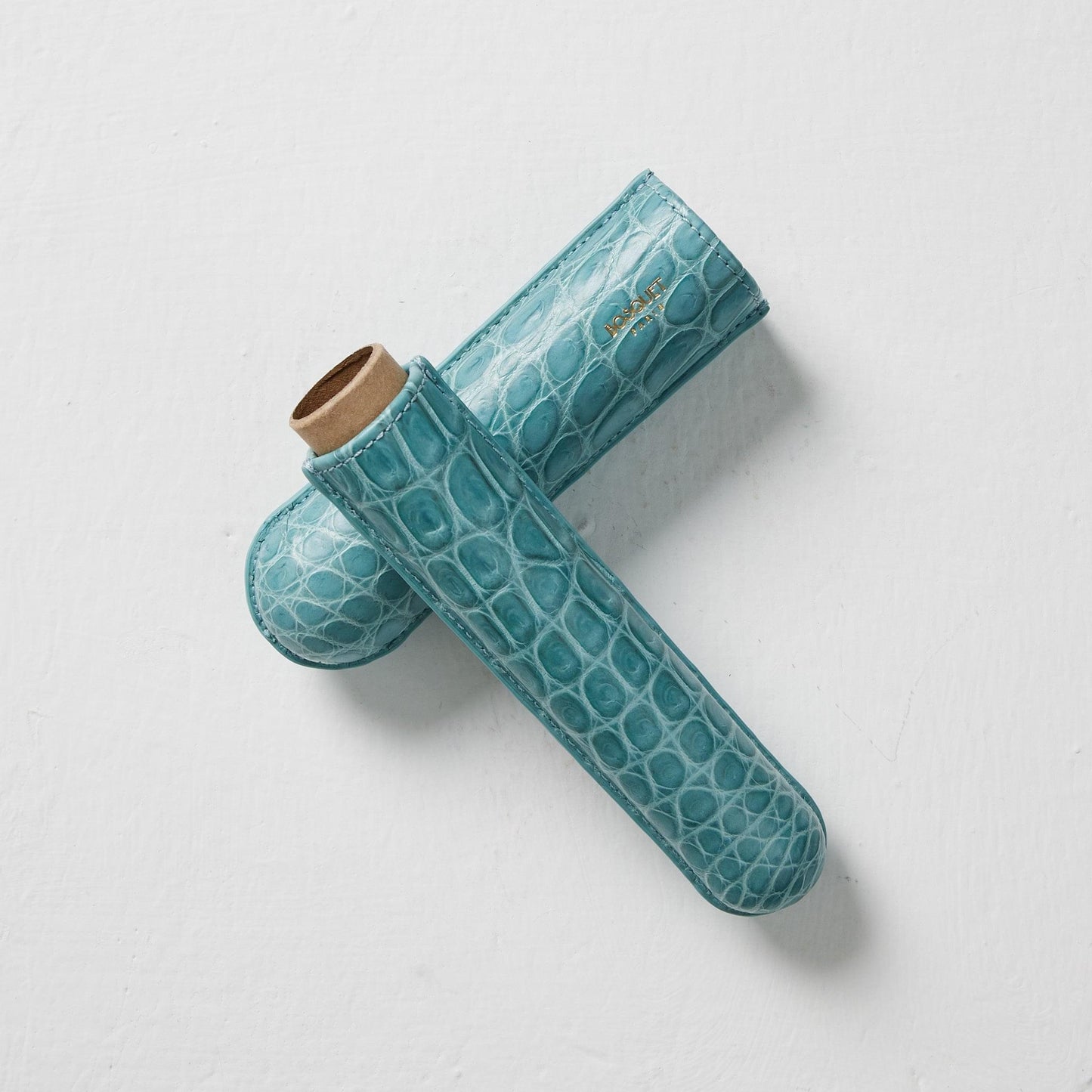 Exotic Leather Case for 1 - Sky Blue