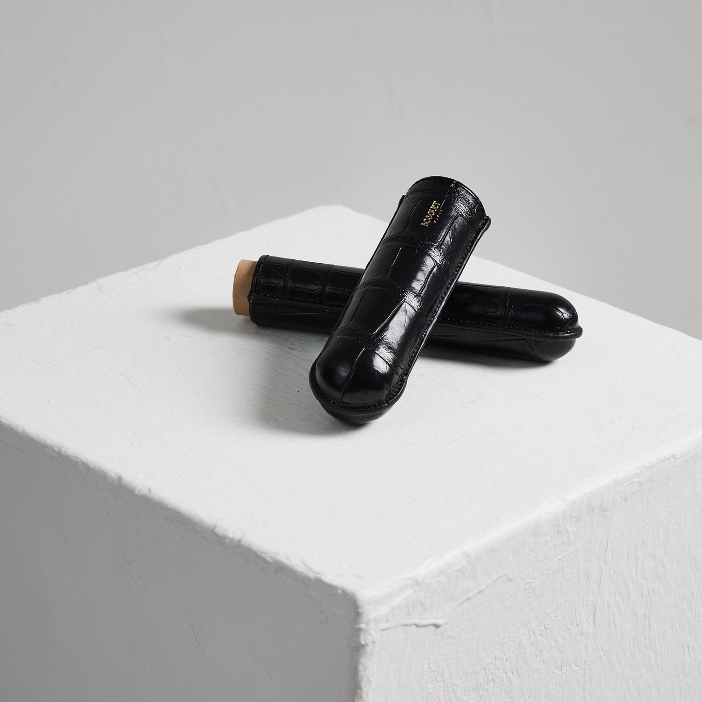 Exotic Leather Case for 1 - Black