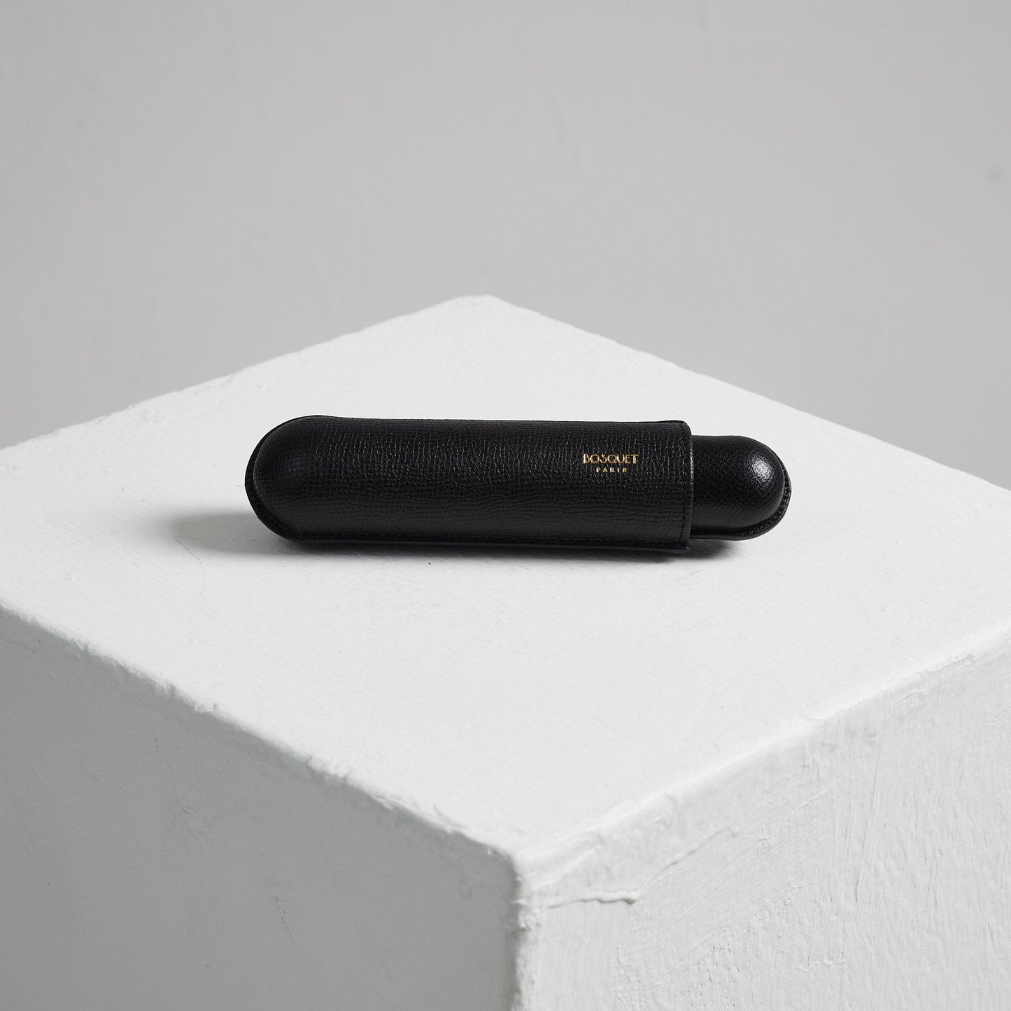 Grained Calf Leather case for 1 - Black