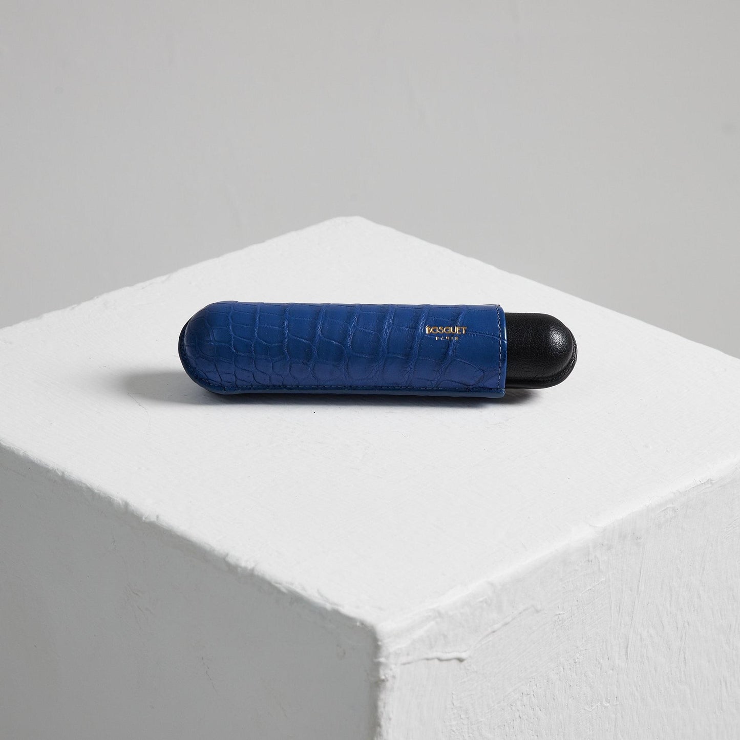 Exotic Leather Case for 1 - Black & Blue