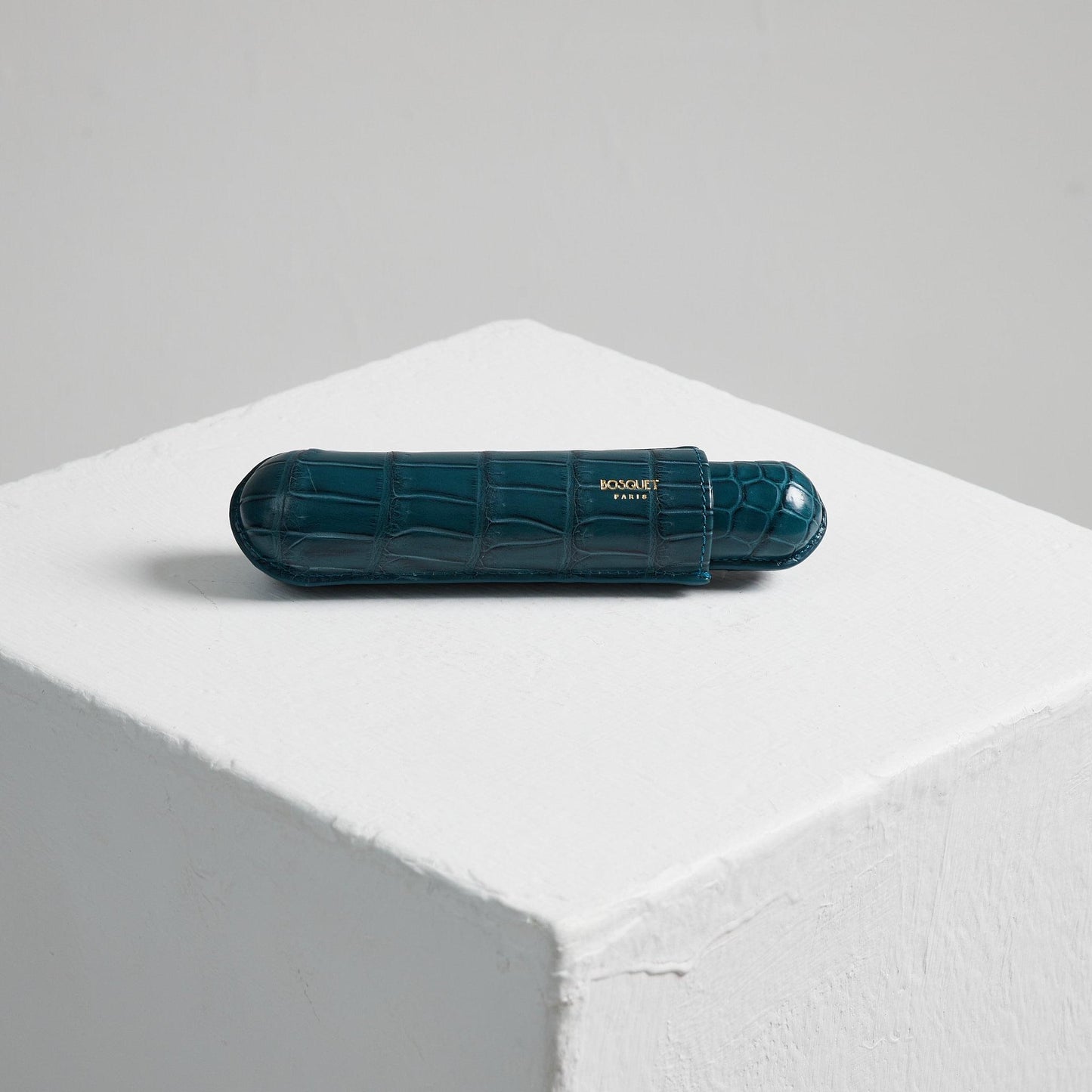 Exotic Leather Case for 1 - Teal