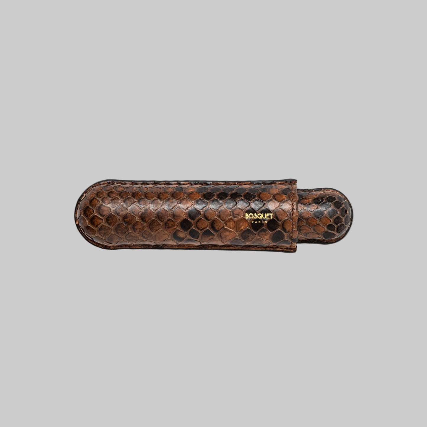 Genuine Python Leather Case for 1 - Brown