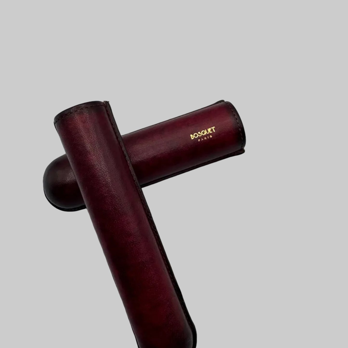 Grained Calf Leather Case for 1 in Red Patina