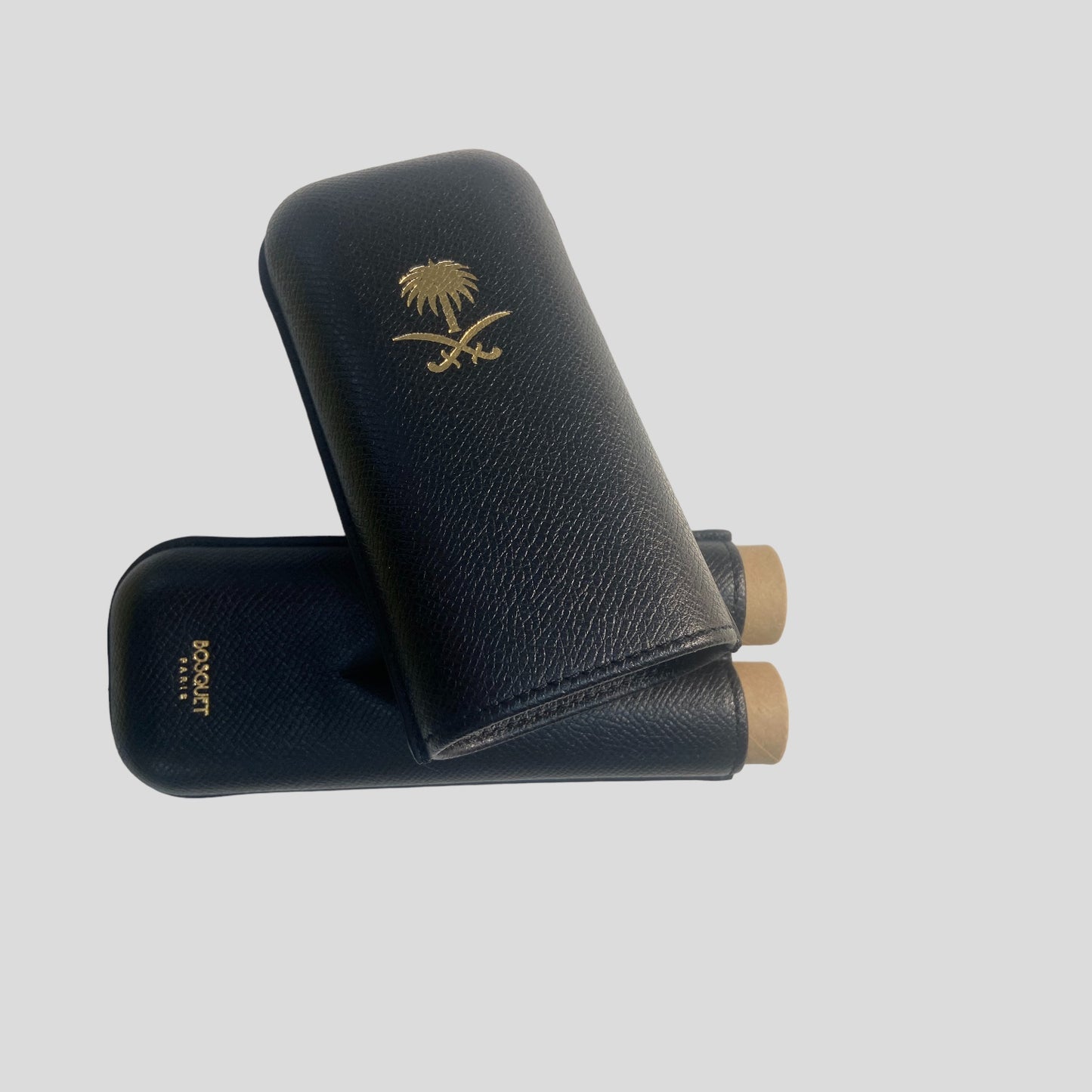 Leather Case for 2 - KSA - Black