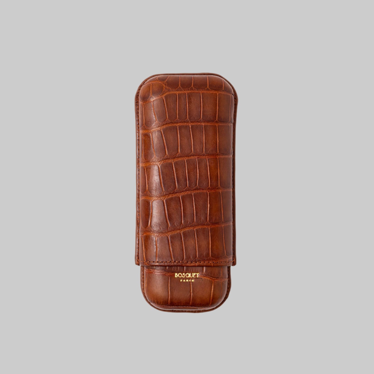 Genuine Crocodile Leather Case for 2 - Light Brown