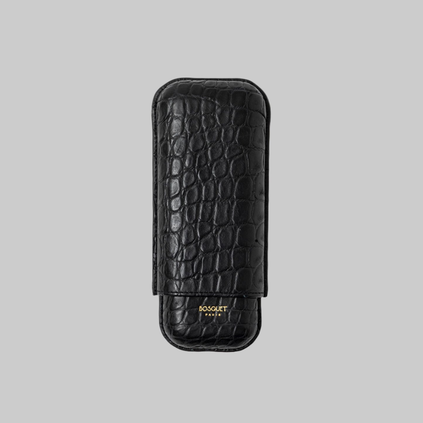 Genuine Crocodile Leather Case for 2 - Black