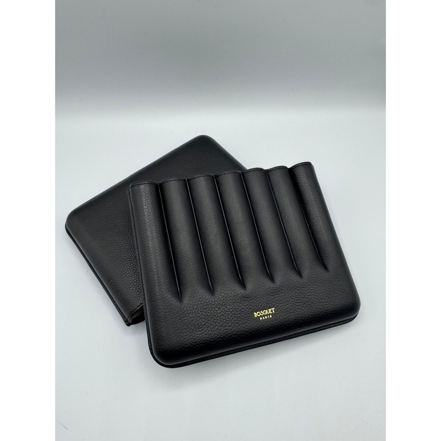 Grained Calf Leather Case for 7 - Black