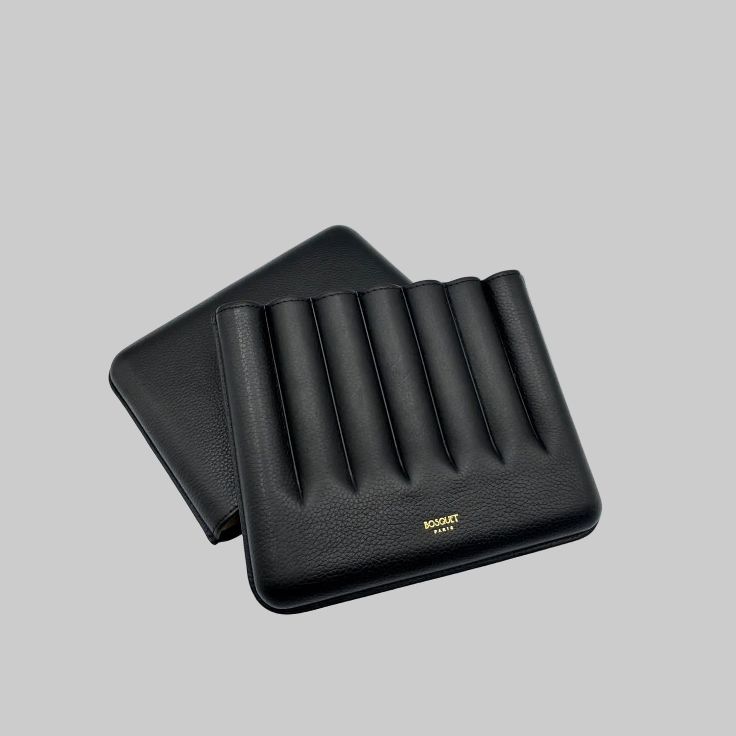 Grained Calf Leather Case for 7 - Black