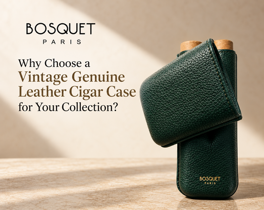 Why Choose a Vintage Genuine Leather Cigar Case for Your Collection?