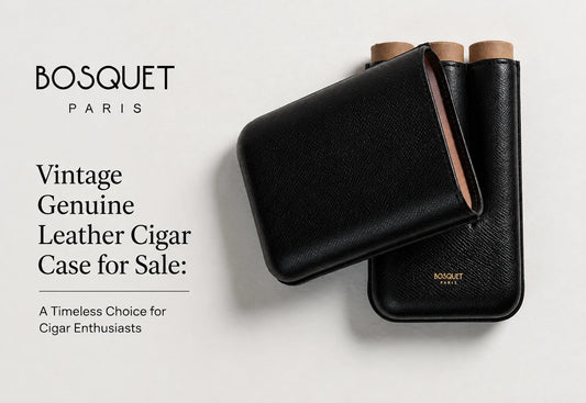 Vintage Genuine Leather Cigar Case for Sale: A Timeless Choice for Cigar Enthusiasts