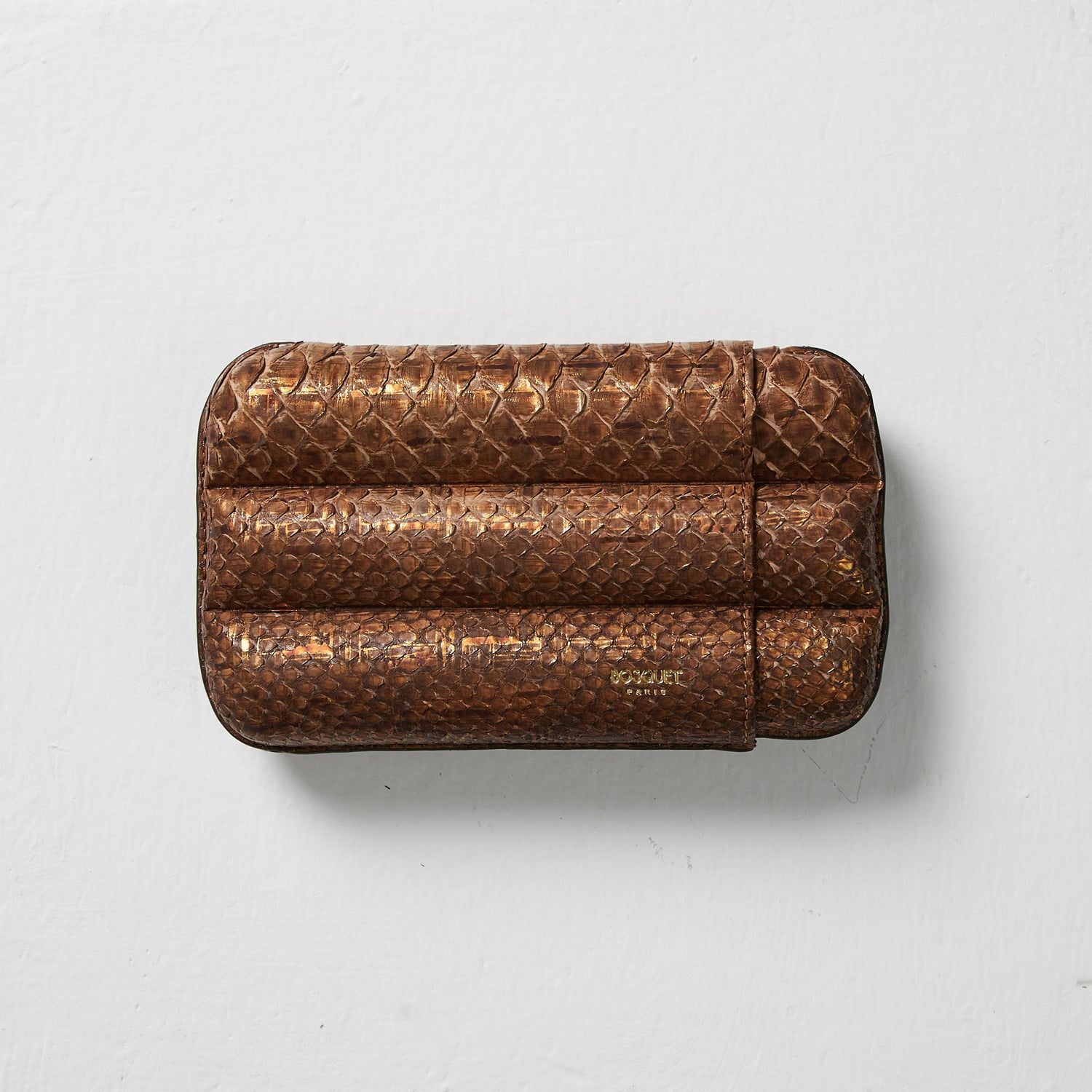 Luxury Python Leather Cigar Cases