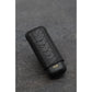Ostrich Leg Leather Rectangular Cigar Case - Black