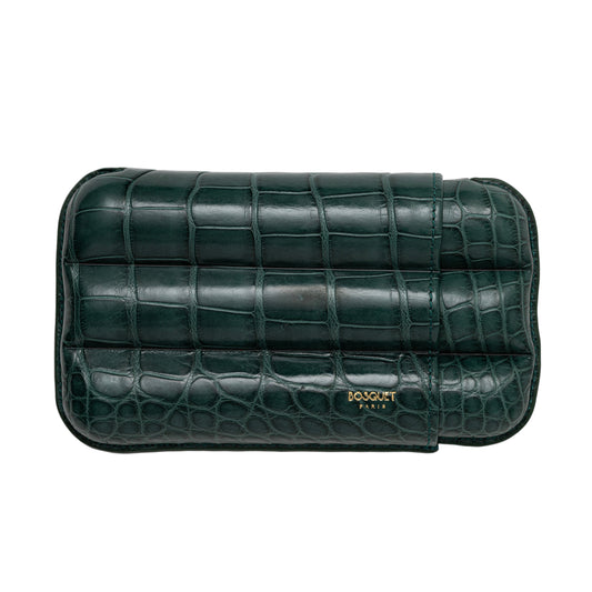 Genuine Crocodile Leather Case for 3 - Green