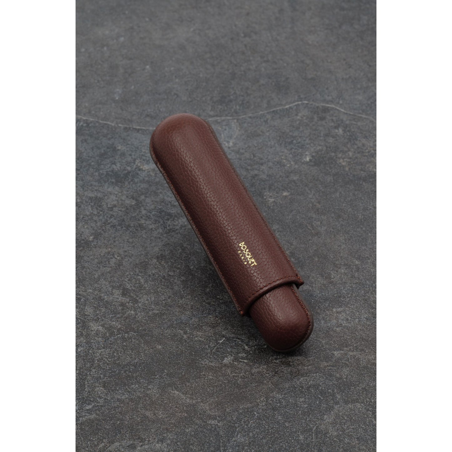 Grained Calf Leather case for 1 - Palissander Brown