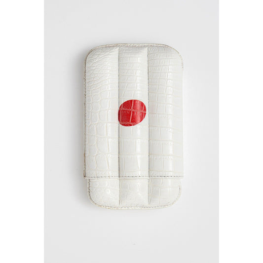 Genuine Crocodile Leather Case for 3 - Japan flag