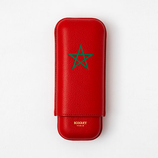 Leather Case for 2 - Morocco