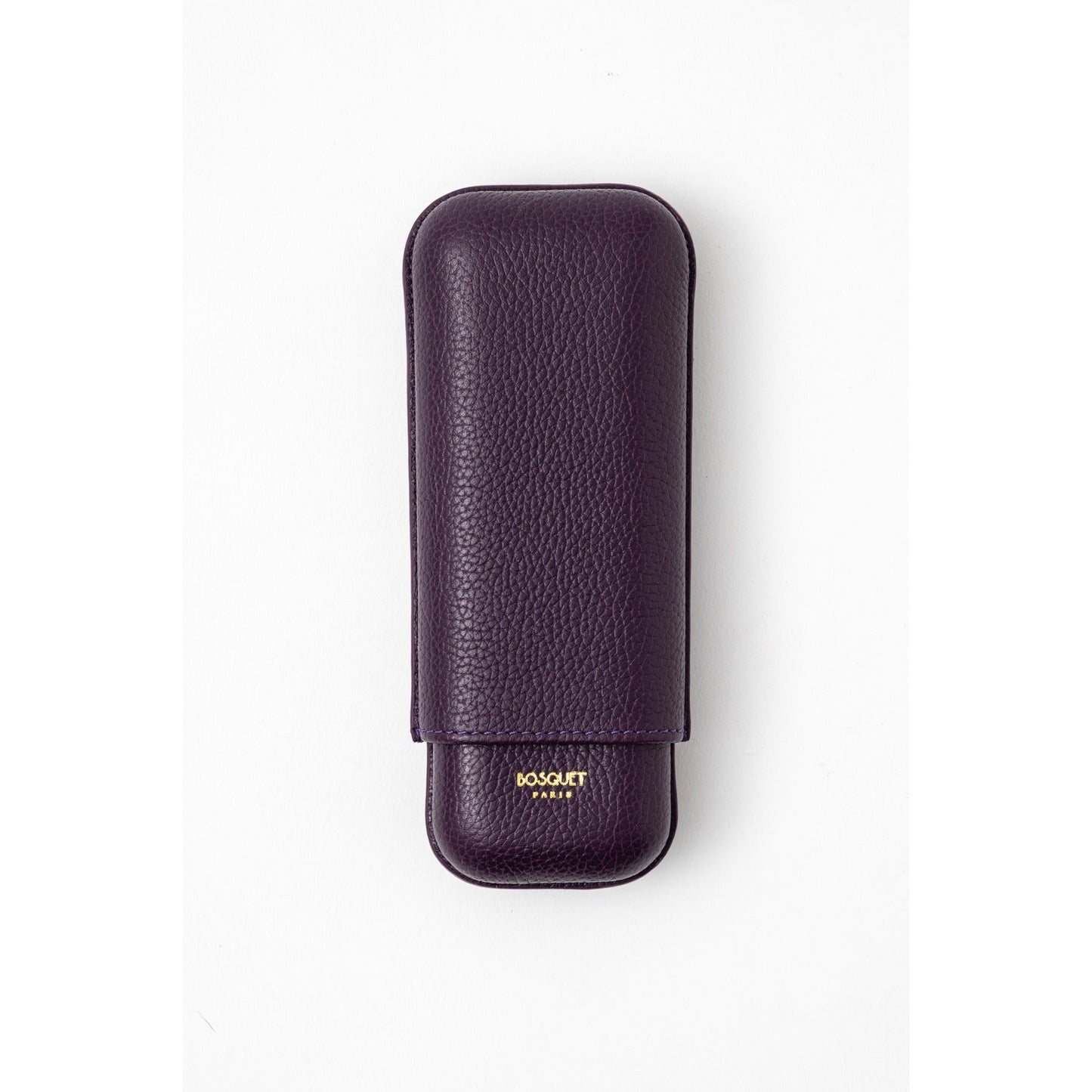 Grained Calf Leather Case For 2 - Purple