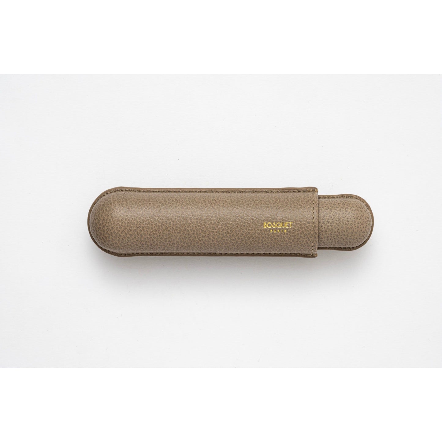 Grained Calf Leather case for 1 - Taupe