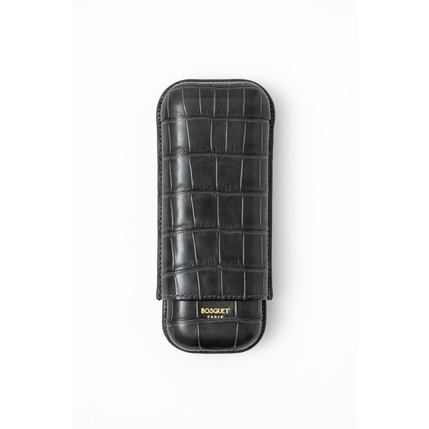 Genuine Crocodile Leather Case for 2 - Black