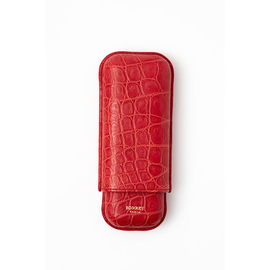 Genuine Crocodile Leather Case for 2 - Red