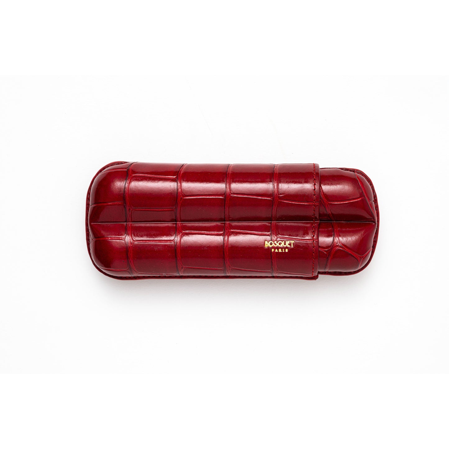 Genuine Crocodile Leather Case for 2 - Cherry Deep Red