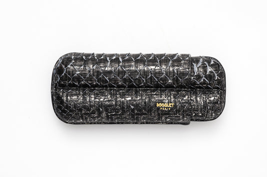 Genuine Python Leather Case for 2 - Black