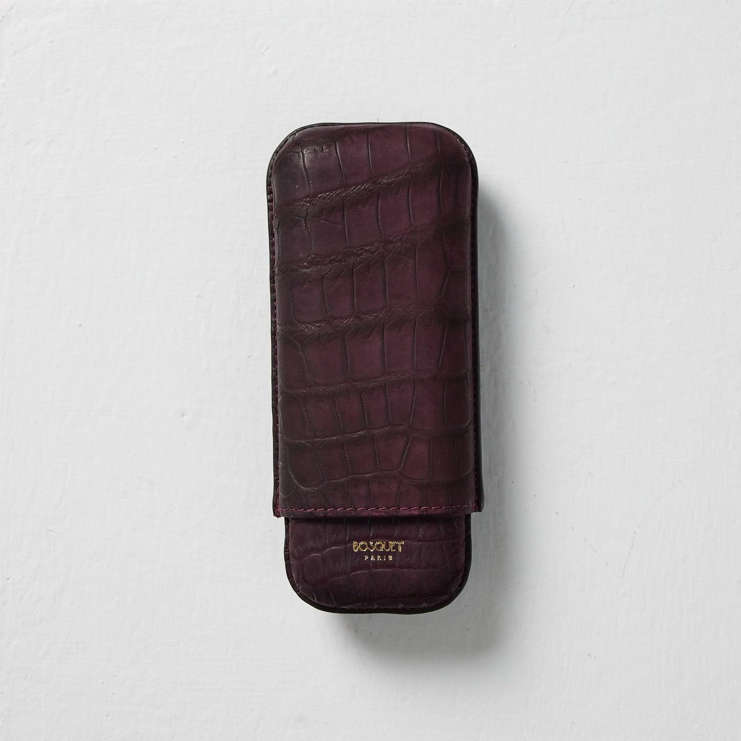 Genuine Crocodile Leather Case for 2 - velvet purple