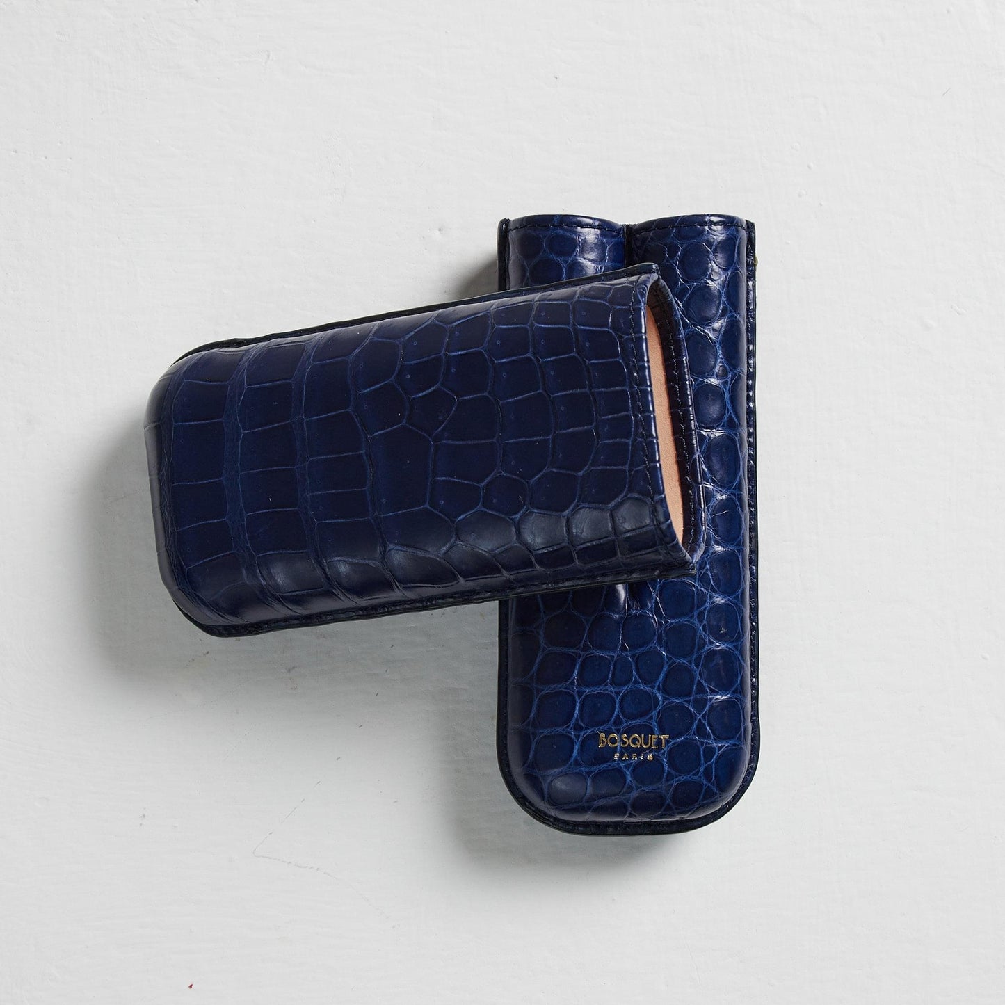 Genuine Crocodile Leather Case for 2 - Navy Blue